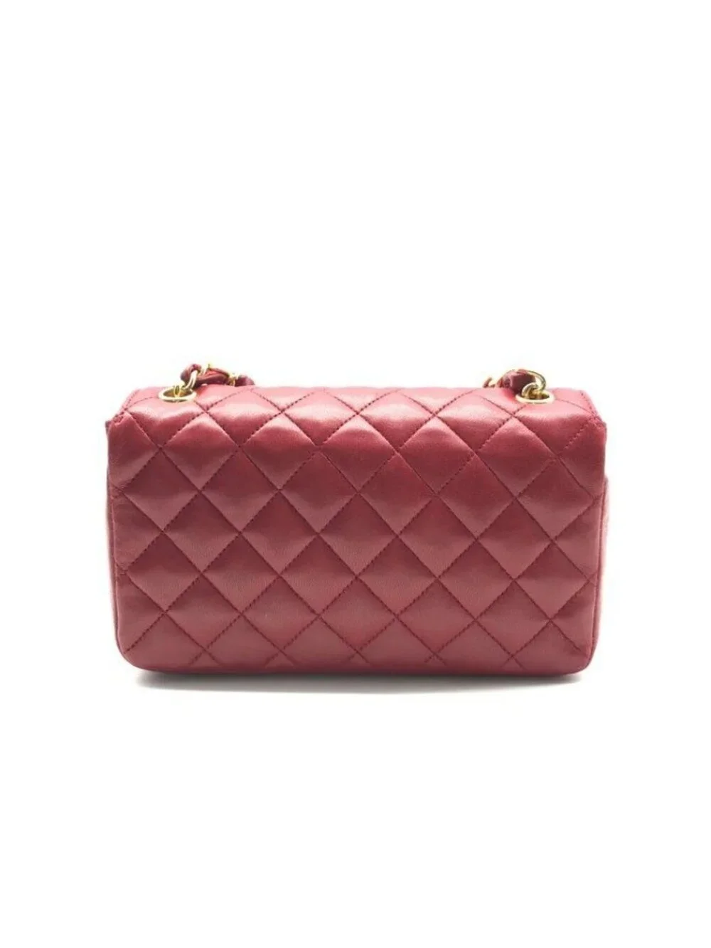 Chanel CC Logo Mini Quilted Turnlock Shoulder Bag